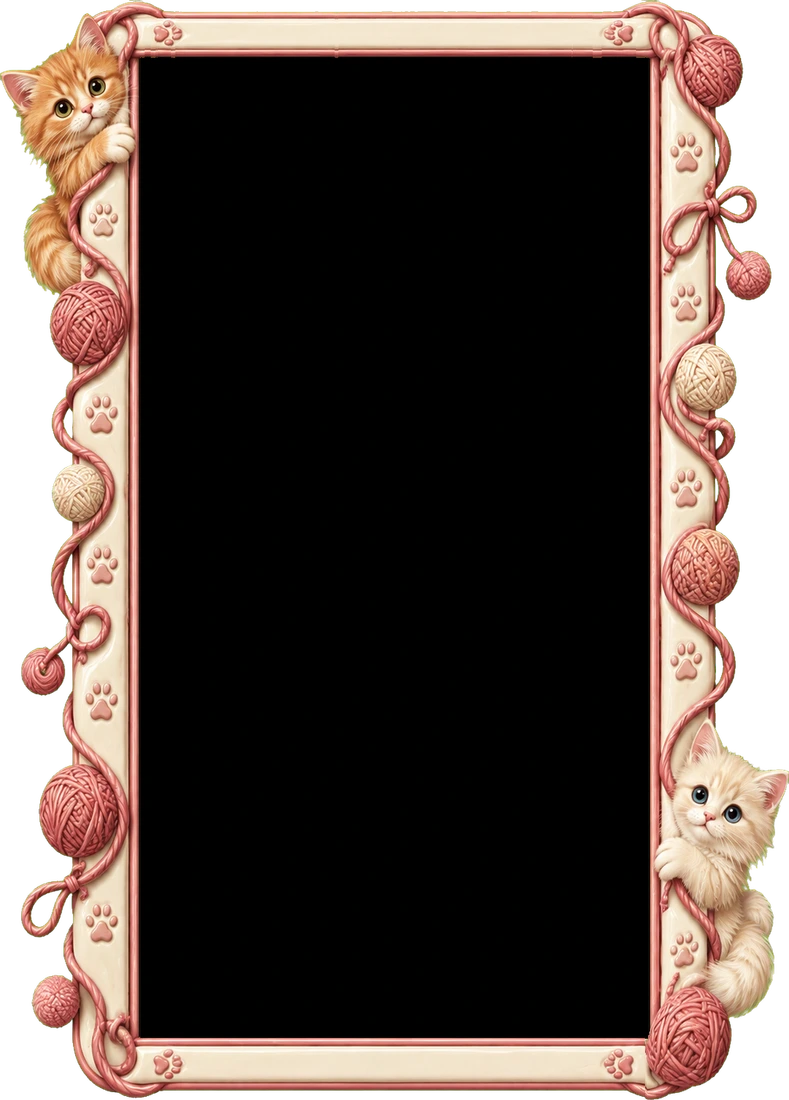 Cornice del telefono Paws and Yarn